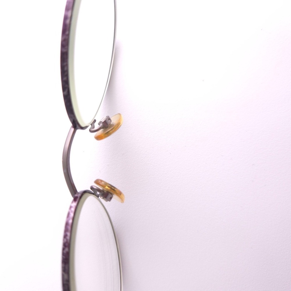 Anne Klein II 6003 K1054 Silver Violet Purple Metal Glasses Frames 50-19-135 - Picture 9 of 16